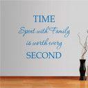 Wall stickers phrases. Spent Time With Family