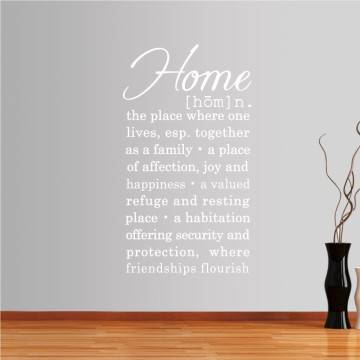 Wall stickers phrases. Home dictionary 2