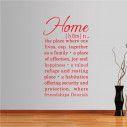 Wall stickers phrases. Home dictionary