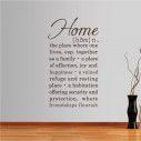 Wall stickers phrases. Home dictionary