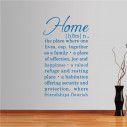 Wall stickers phrases. Home dictionary
