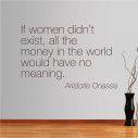 Wall stickers phrases. If women didnt exist