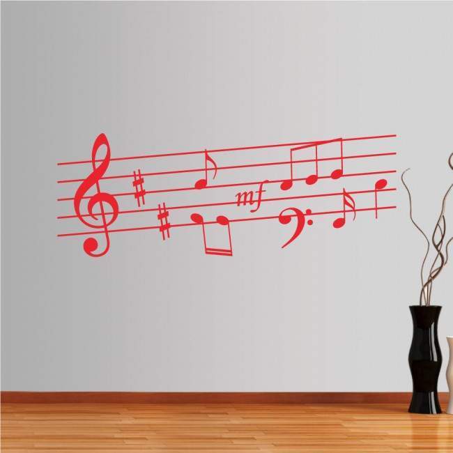 Αυτοκόλλητο τοίχου Πεντάγραμμο