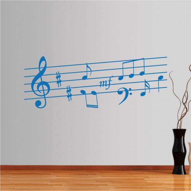 Αυτοκόλλητο τοίχου Πεντάγραμμο