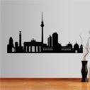 Wall stickers Berlin, Outline of important buildings