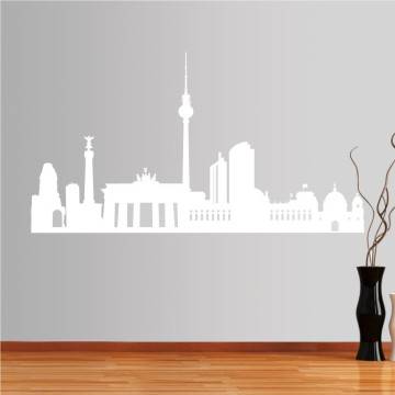 Wall stickers Berlin, Outline of important buildings 2