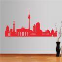 Wall stickers Berlin, Outline of important buildings