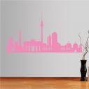 Wall stickers Berlin, Outline of important buildings