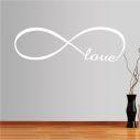 Wall stickers phrases. At infinity ... love