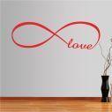 Wall stickers phrases. At infinity ... love