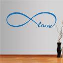 Wall stickers phrases. At infinity ... love