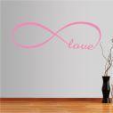 Wall stickers phrases. At infinity ... love