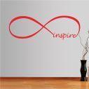 Wall stickers phrases. At infinity ... inspire