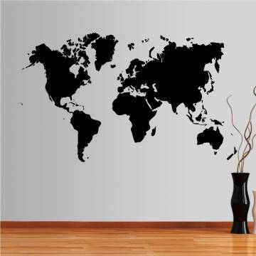Αυτοκόλλητο τοίχου Χάρτης παγκόσμιος