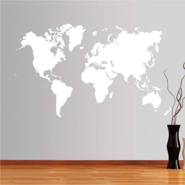 Wall stickers World Map