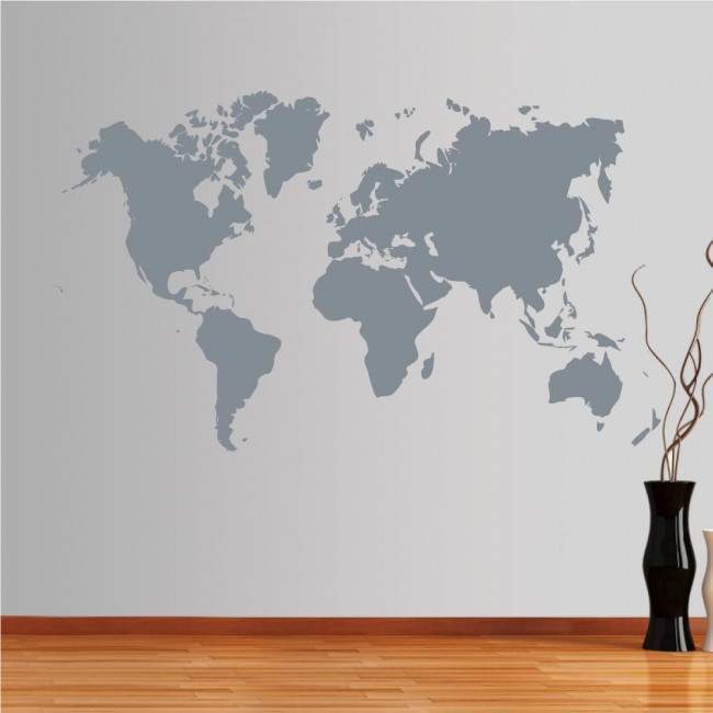 Wall stickers World Map