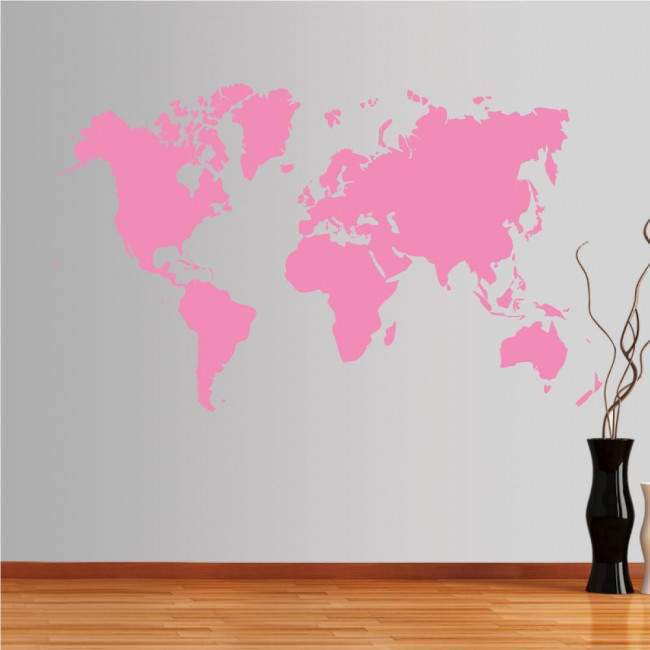 Wall stickers World Map