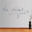 Wall stickers phrases, Na gelas