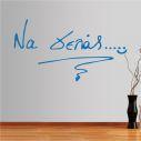 Wall stickers phrases, Na gelas