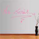 Wall stickers phrases, Na gelas