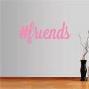 Αυτοκόλλητο τοίχου φράσεις. friends