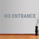 Αυτοκόλλητα τοίχου φράσεις. No entrance
