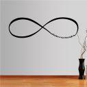 Wall stickers phrases. At infinity ... 
