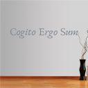 Wall stickers phrases. Cogito Ergo Sum