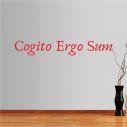 Wall stickers phrases. Cogito Ergo Sum