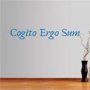 Wall stickers phrases. Cogito Ergo Sum