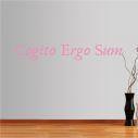 Wall stickers phrases. Cogito Ergo Sum