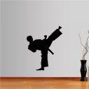 Wall stickers Martial arts, high kick