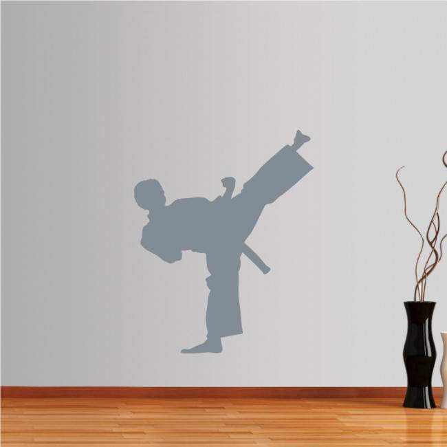Wall stickers Martial arts, high kick