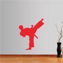Wall stickers Martial arts, high kick