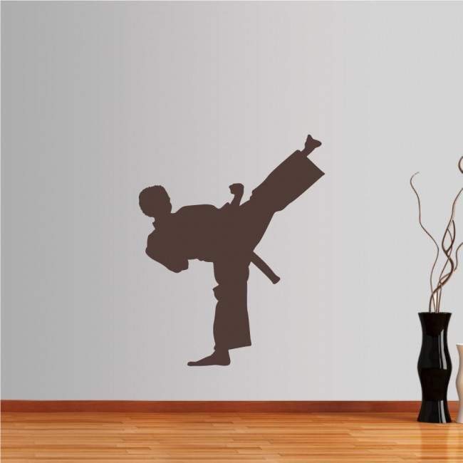 Wall stickers Martial arts, high kick