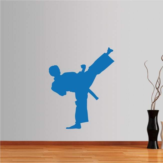 Wall stickers Martial arts, high kick