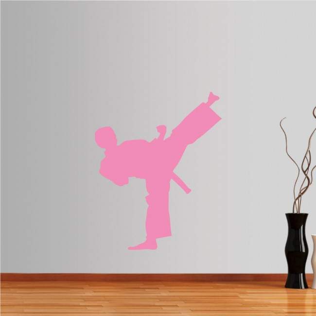 Wall stickers Martial arts, high kick
