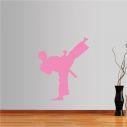 Wall stickers Martial arts, high kick