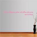 Wall stickers phrases  Aristotelis