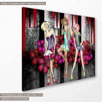 Canvas print Grunge fashion 2