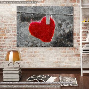 Πίνακας σε καμβά Healing heart