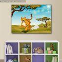 Kids canvas print The cheetah