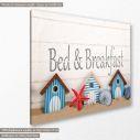 Canvas print Bed & breakfast, side