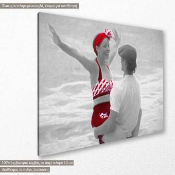 Canvas print The couple painting 2