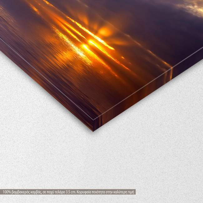 Πίνακας σε καμβά Sails in the setting sun, καμβάς 8