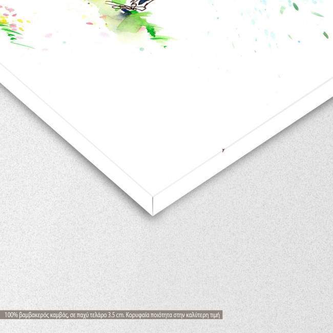 Canvas print Music season, detail