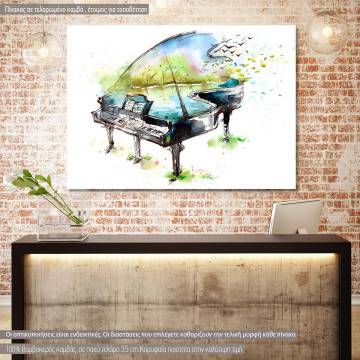 Canvas print Music season