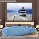 Canvas print Blue balance