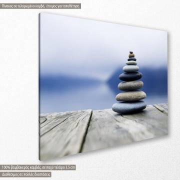 Canvas print Blue balance 2