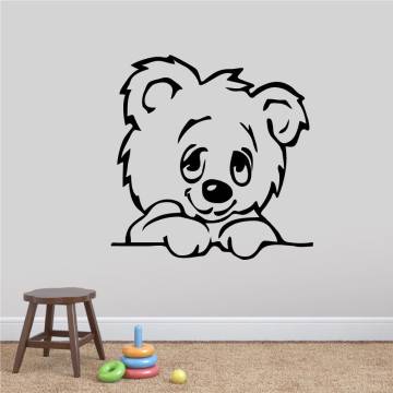 Αυτοκόλλητα τοίχου παιδικά Χαριτωμένο αρκουδάκι